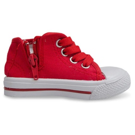 Zapatillas altas para niños Y1309 Rojo 2