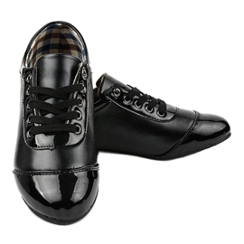 Zapatos jazz negros zapatos clasicos 028-1 3