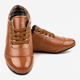 Zapato jazz clásico marrón 028-1 3