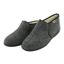 Zapatos de hombre ORTO Befado 730M045 negro gris 3