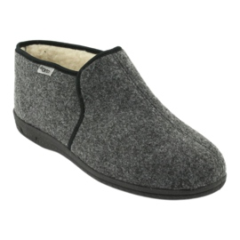 Zapatos de hombre ORTO Befado 730M045 negro gris 1