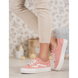 Kylie Zapatillas rosas de moda rosado 3