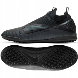 Calzado de fútbol Nike React Phantom Vsn 2 Pro Df Tf M CD4174-010 negro negro 2