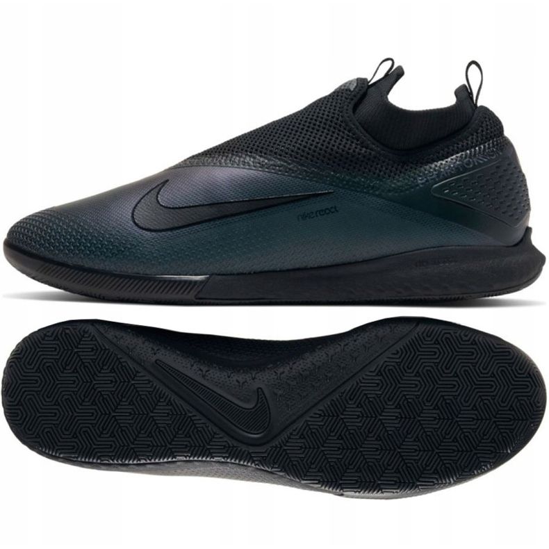 Zapatos de interior Nike React Phantom Vsn 2 Pro Df Ic M CD4170-010 negro negro 2 Zapatos de interior Nike React Phantom Vsn 2 Pro Df Ic M CD4170-010 negro negro 2