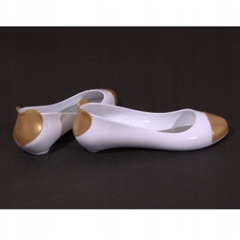 Bailarinas Meliski 104 Gold blanco amarillo 5
