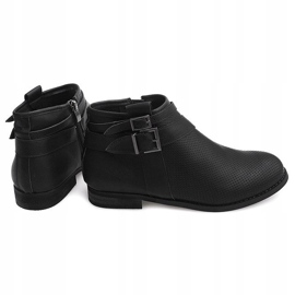 Botas caladas con cremallera H208 Negro 1