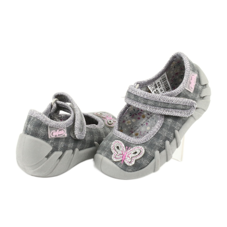 Calzado infantil befado 109P189 gris 4