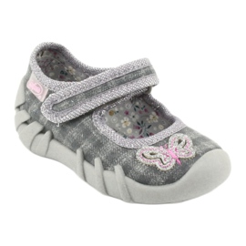 Calzado infantil befado 109P189 rosado gris 3