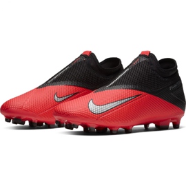 Zapatillas de fútbol Nike Phantom Vsn 2 Academy Df FG / MG M CD4156-606 rojo rojo 3