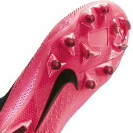 Zapatos de fútbol Nike Phantom Vsn 2 Elite Df FG / MG Jr CD4062-606 rojo-rosa, negro rosado 7