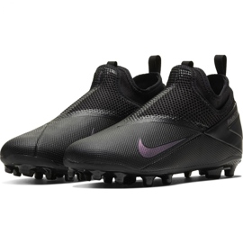 Zapatillas de fútbol Nike Phantom Vsn 2 Academy Df FG / MG Jr CD4059-010 negro negro 3