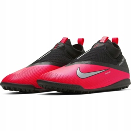 Zapatos de fútbol Nike React Phantom Vsn 2 Pro Df Tf M CD4174-606 rojo rojo 3