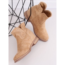 Botas beige calado NC1000 beige 2