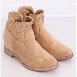 Botas beige calado NC1000 beige 1