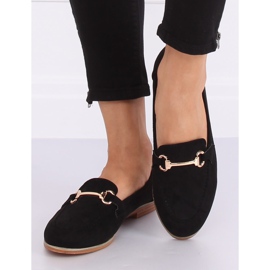 Black Mocasines negros de mujer T355P Black 1