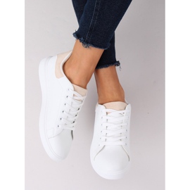 Zapatillas de mujer blancas LA85P Beige blanco 2 Zapatillas de mujer blancas LA85P Beige blanco 2