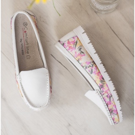 Vinceza Mocasines con estampado blanco multicolor 4