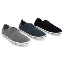 Zapatillas Hombre Ligeras Con Ante Eco 1205 Azul Marino 3