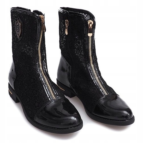 Botas Caladas Cremallera X362 Negro 2