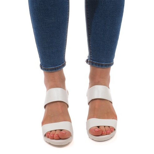 Sandalias Cuña EL-18 Blanco 1 Sandalias Cuña EL-18 Blanco 1