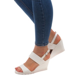 Sandalias Cuña EL-18 Blanco 3