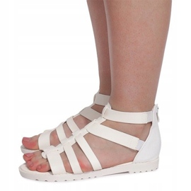 Sandalias romanas LEI-109 Blanco 2 Sandalias romanas LEI-109 Blanco 2
