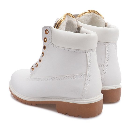 Botas de madera con aislamiento 16-237 blanco 1