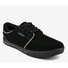 Zapatillas de hombre negras MC704-3 negro 1