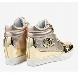 Zapatillas doradas de moda L643-2 dorado 4