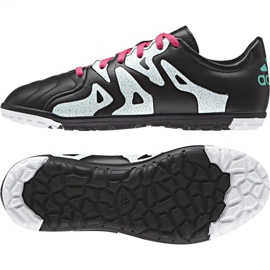 Botas de fútbol Adidas X 15.3 Tf Cuero Jr AF4788 negro negro 1