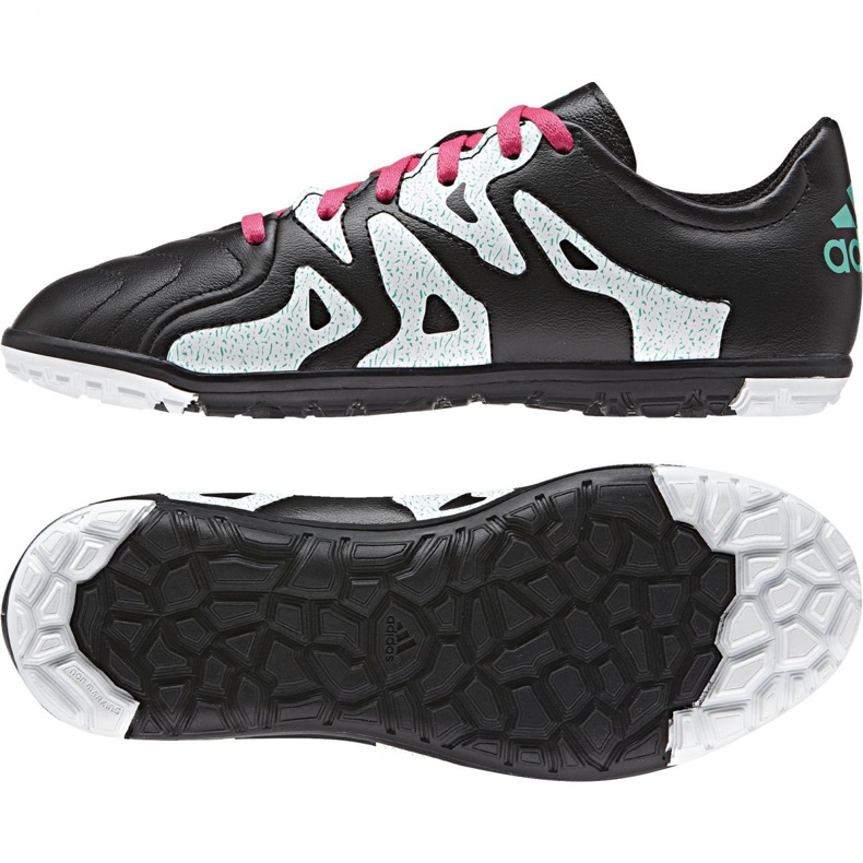 Botas de fútbol Adidas X 15.3 Tf Cuero Jr AF4788 negro negro 1