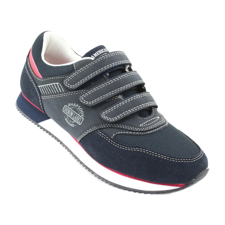 American Club Zapatilla americana RH21 azul marino rojo 1
