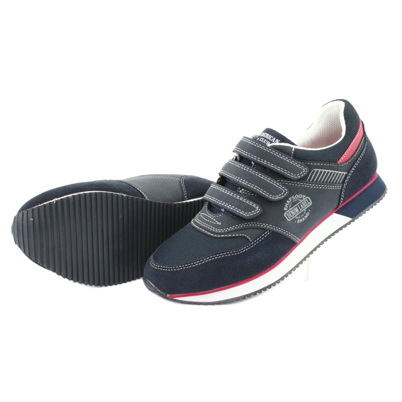 American Club Zapatilla americana RH21 azul marino rojo 5