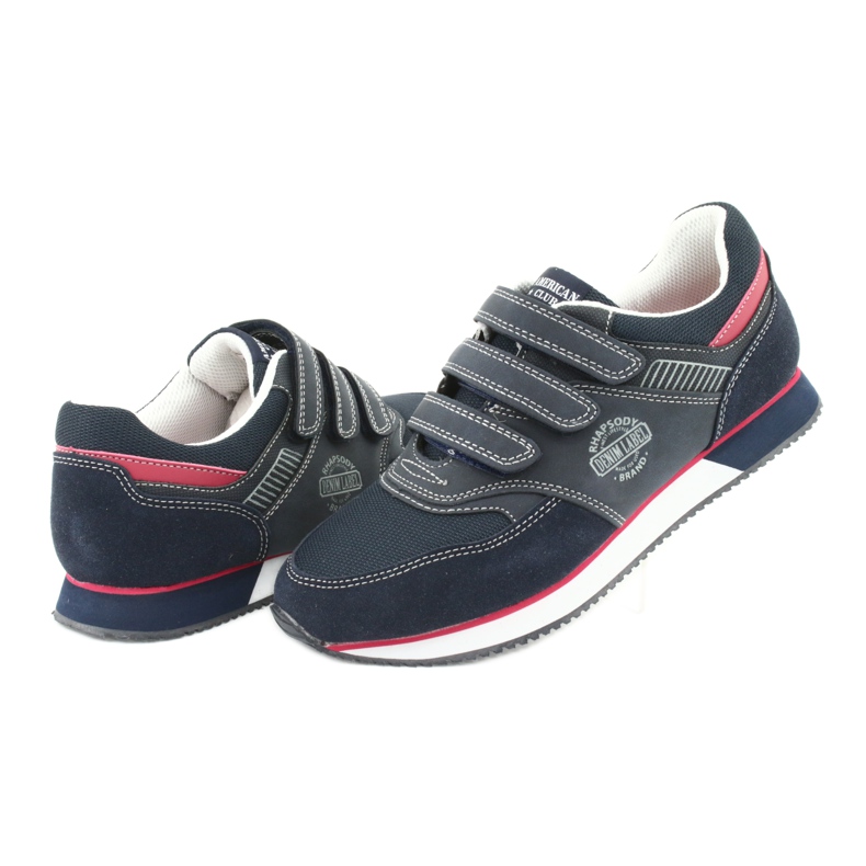 American Club Zapatilla americana RH21 azul marino rojo 4