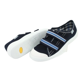 Calzado infantil befado 672Y049 blanco azul marino azul 5