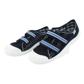 Calzado infantil befado 672Y049 blanco azul marino azul 3