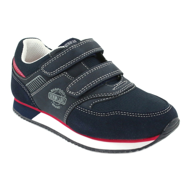 American Club Zapatillas deportivas americanas, azul marino RH20 rojo 1