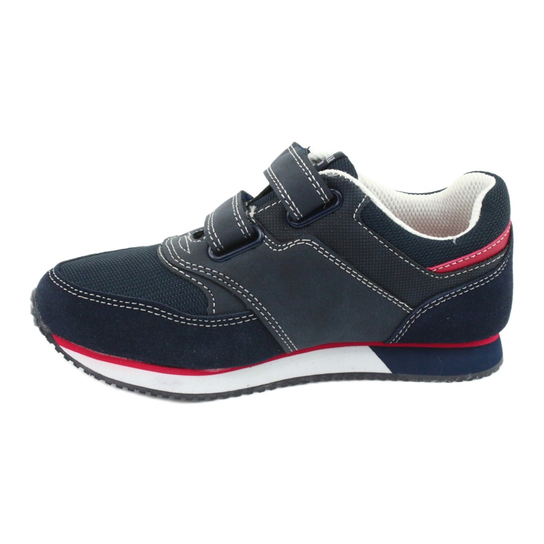 American Club Zapatillas deportivas americanas, azul marino RH20 rojo 2