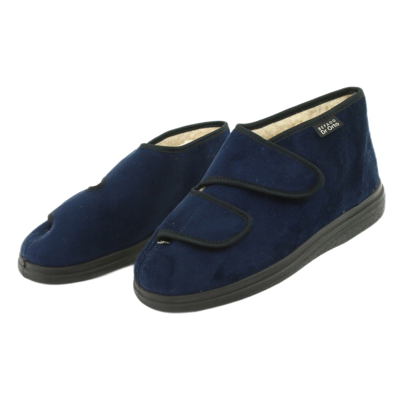 Zapato de borreguito befado 986D010 azul marino 3
