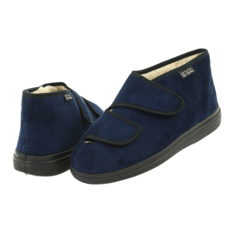 Zapato de borreguito befado 986D010 azul marino 4