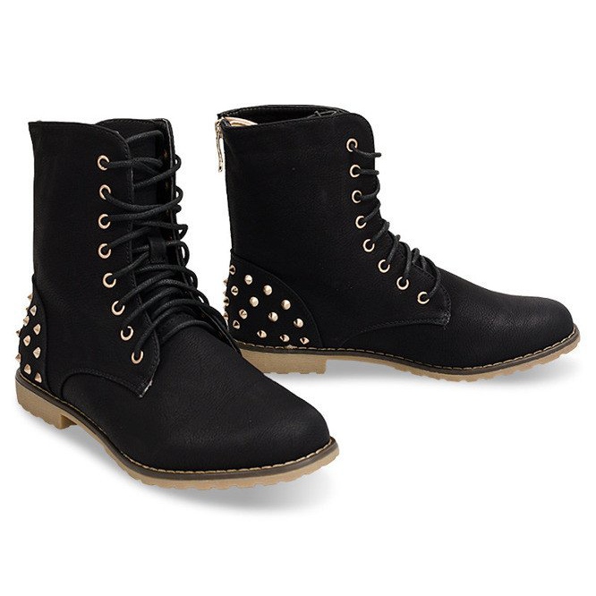 Botas ricamente decoradas 1511-2 negro 1