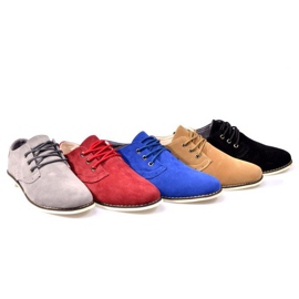 Elegantes zapatos de ante 611 negro 4