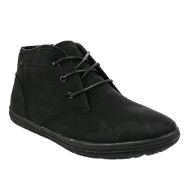 Zapatillas Cálidas Con Piel 3271B Negro 1