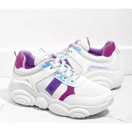 Zapatos deportivos blancos de mujer de moda SJ1929-2 multicolor 5