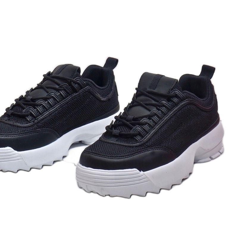 Calzado deportivo de moda negro DSC82-1 1