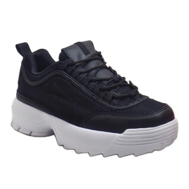 Calzado deportivo de moda negro DSC82-1 4