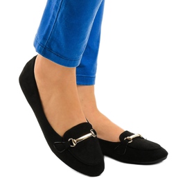 Bailarinas mocasines negros 2S2018-56 1