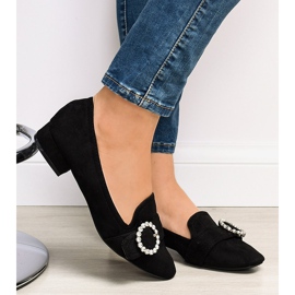 Tacones de ante negro L419 6