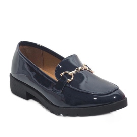 Mocasines de mujer azul marino A9002 1