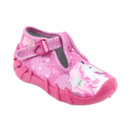 Calzado infantil befado 110P364 rosa gris 1